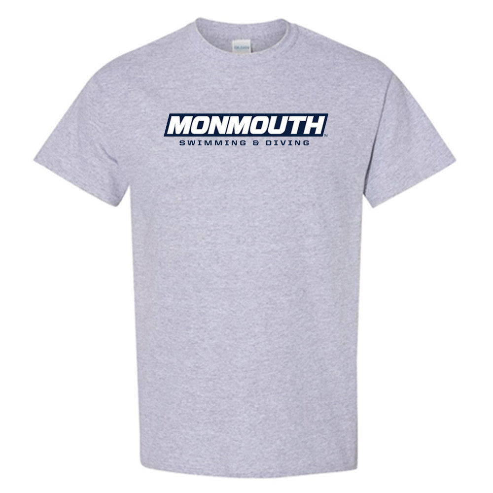 Monmouth - NCAA Men's Swimming & Diving : Noah Ferker - Grey Classic Shersey Short Sleeve T-Shirt