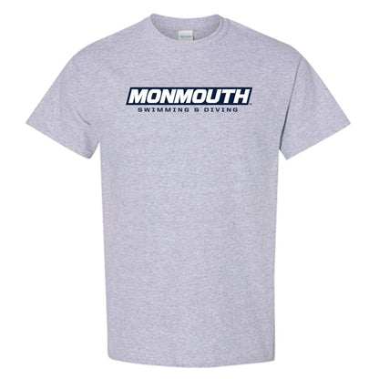 Monmouth - NCAA Men's Swimming & Diving : Noah Ferker - Grey Classic Shersey Short Sleeve T-Shirt