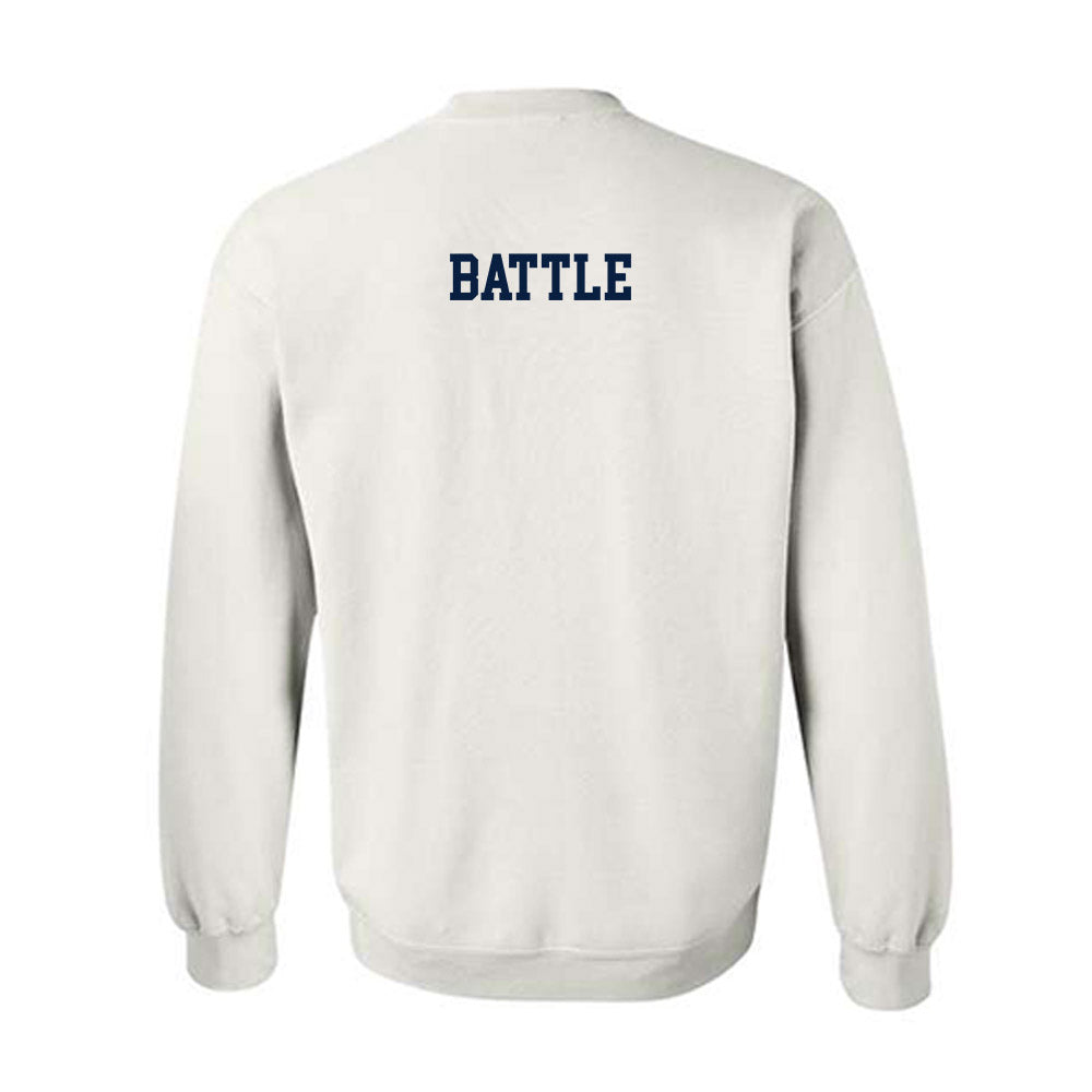 Monmouth - NCAA Men's Track & Field : Isaiah Battle - White Classic Shersey Sweatshirt