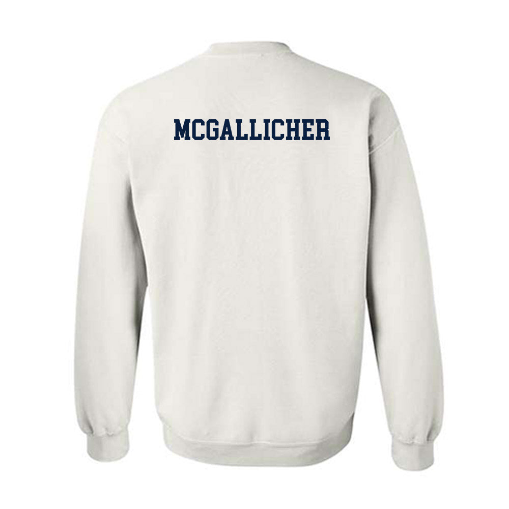 Monmouth - NCAA Men's Track & Field (Outdoor) : Landon McGallicher - White Classic Shersey Sweatshirt