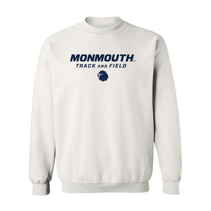 Monmouth - NCAA Men's Track & Field : Jordan Ricketts - White Classic Shersey Sweatshirt
