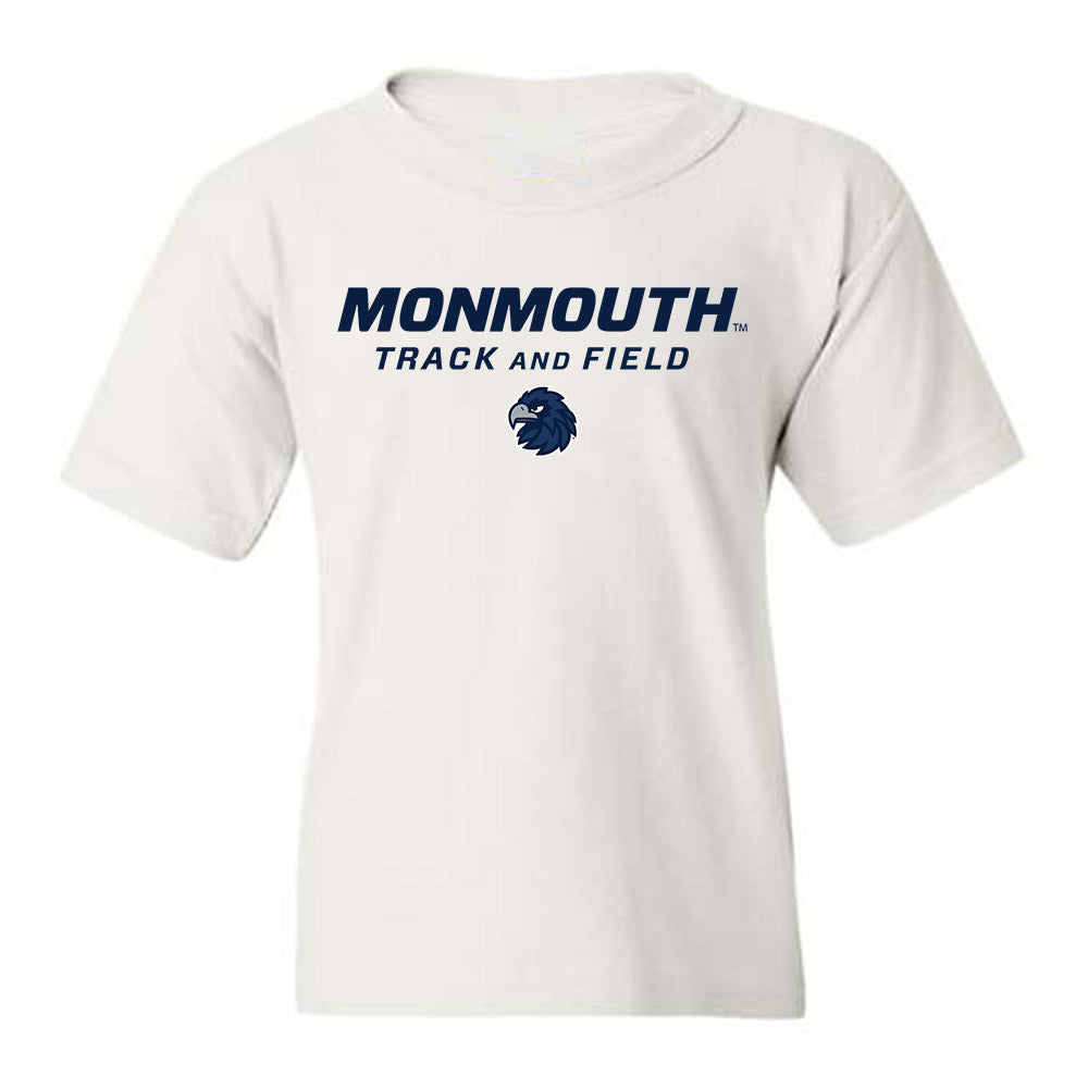 Monmouth - NCAA Men's Track & Field (Outdoor) : Landon McGallicher - White Classic Shersey Youth T-Shirt