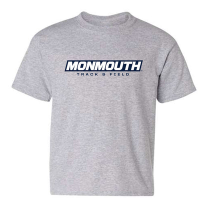 Monmouth - NCAA Men's Track & Field : Jordan Ricketts - Grey Classic Shersey Youth T-Shirt