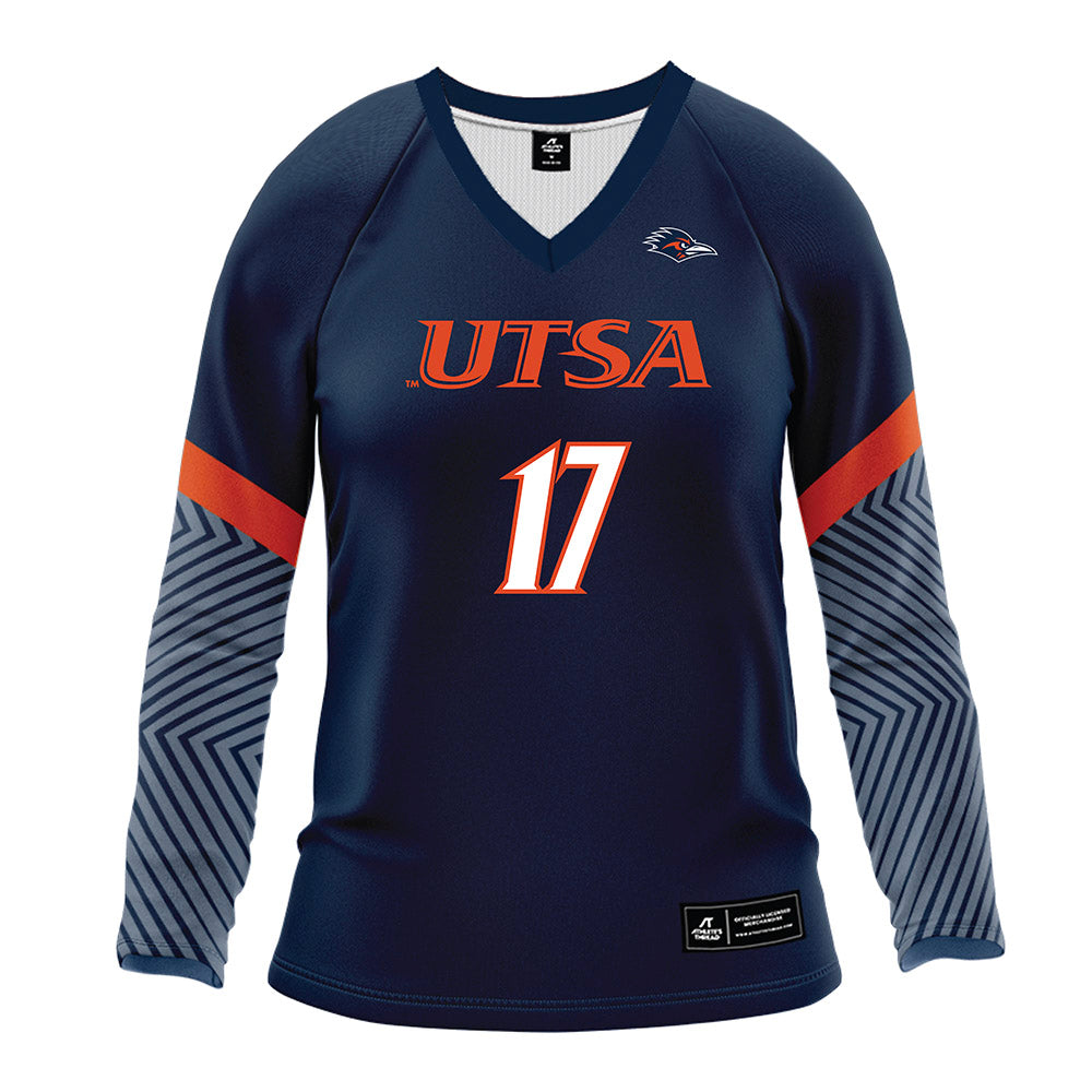 UTSA - NCAA Women's Volleyball : Grace King - NCAA Volleyball Navy Jersey