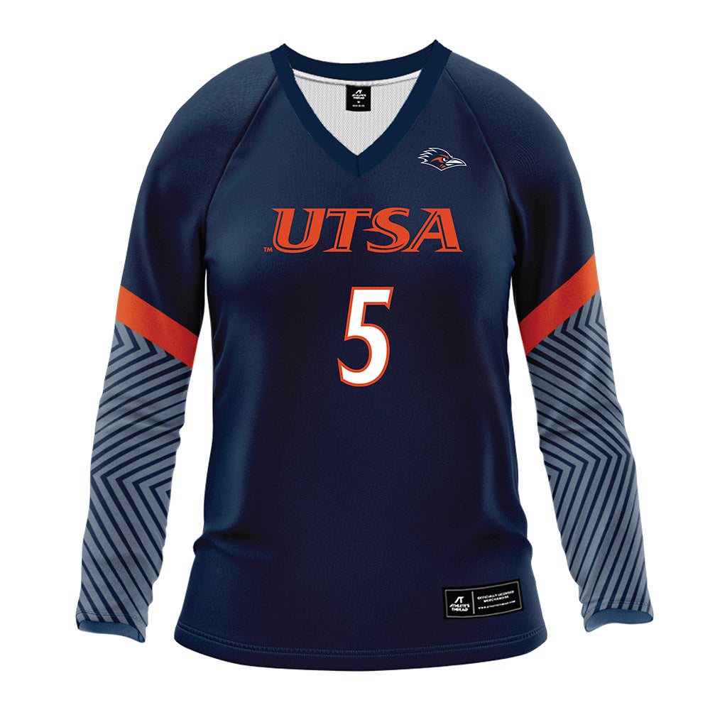 UTSA - NCAA Women's Volleyball : Caroline Krueger - NCAA Volleyball Navy Jersey