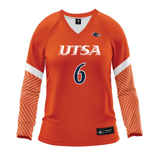 UTSA - NCAA Women's Volleyball : Brooke Hirsch - NCAA Volleyball Orange Jersey