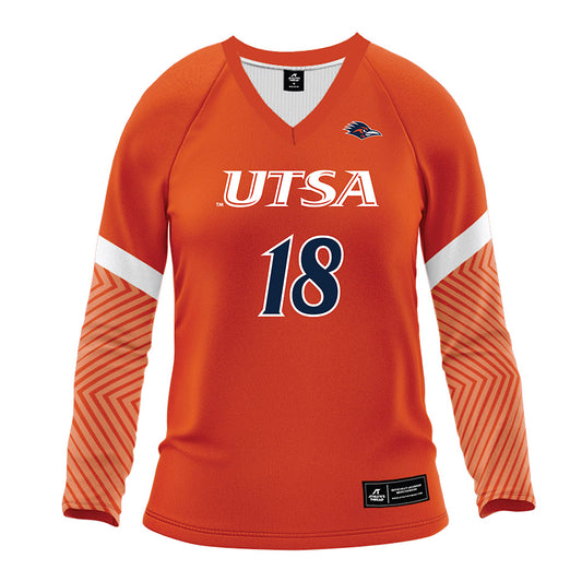 UTSA - NCAA Women's Volleyball : Alicia Coppedge - NCAA Volleyball Orange Jersey