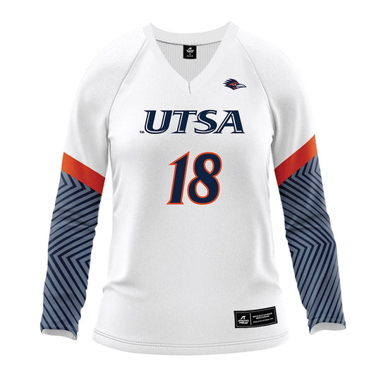 UTSA - NCAA Women's Volleyball : Caroline Krueger - White Jersey