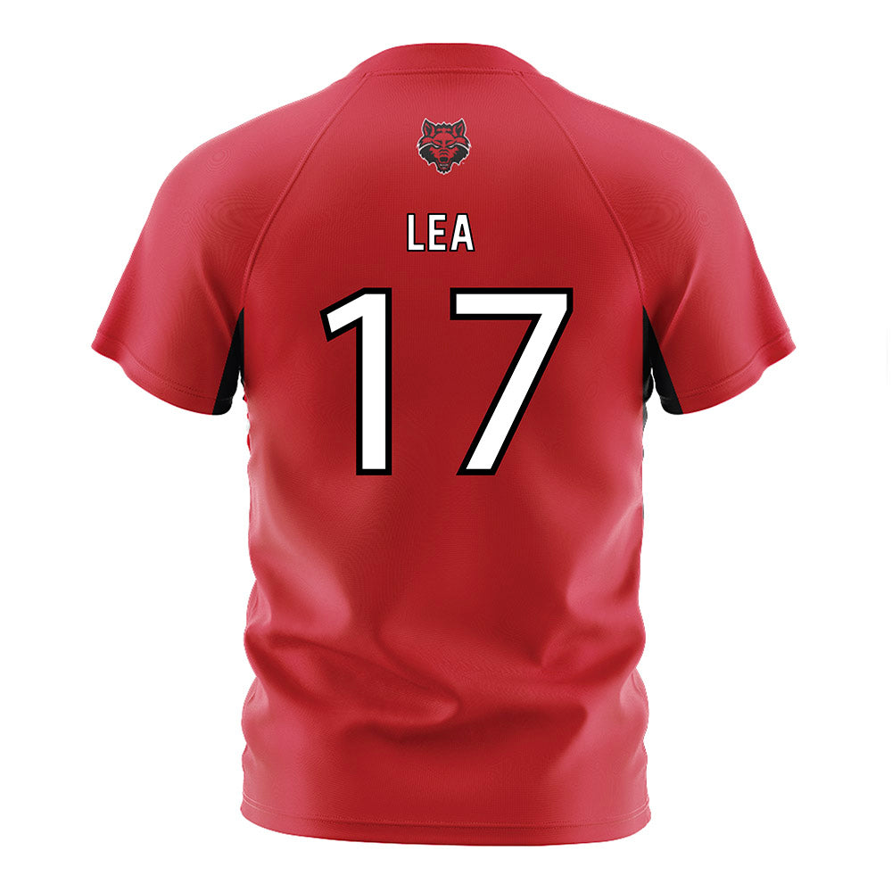 Arkansas State - NCAA Women's Soccer : Tara Lea - Soccer Jersey Red
