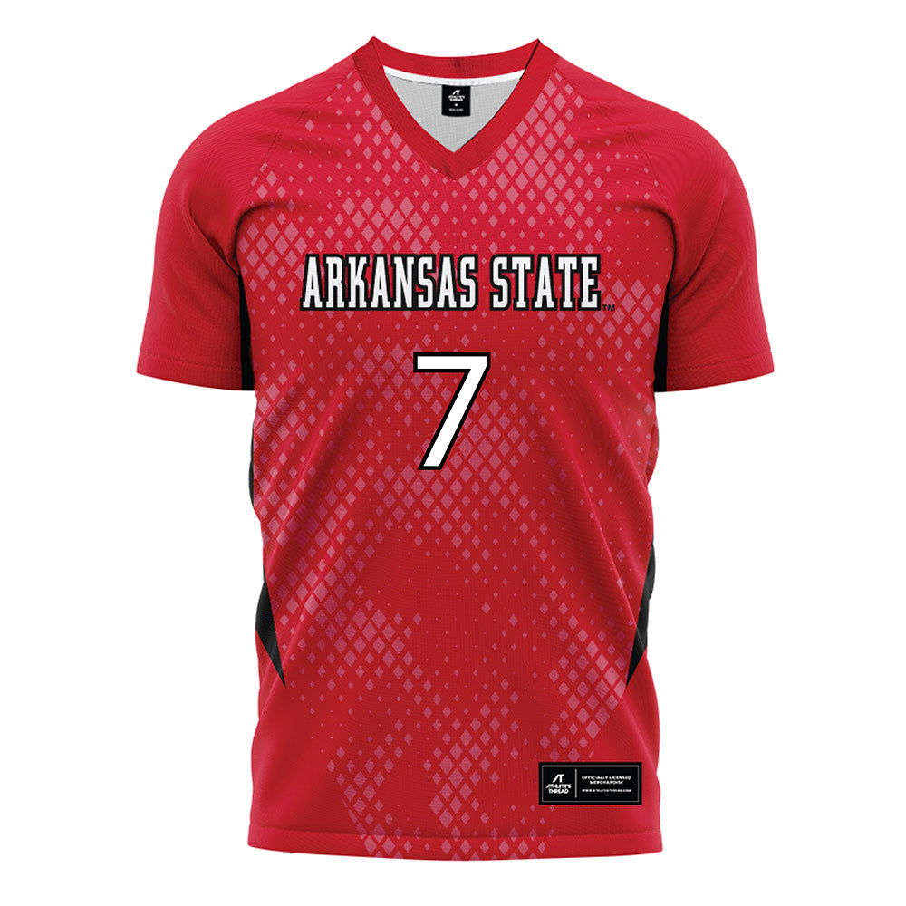 Arkansas State - NCAA Women's Soccer : Tindra Cederholm - Soccer Jersey Red