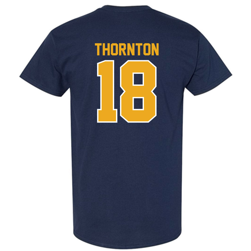 UTC - NCAA Football : Zaire Thornton - Navy Classic Short Sleeve T-Shirt