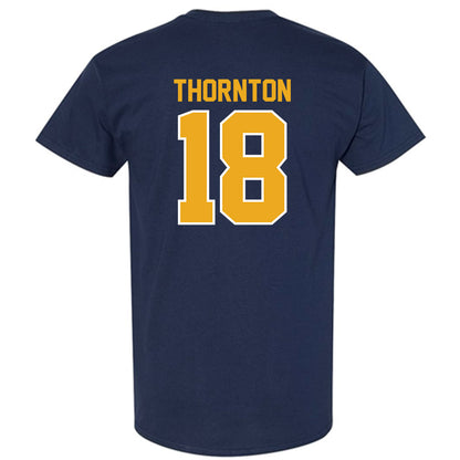 UTC - NCAA Football : Zaire Thornton - Navy Classic Short Sleeve T-Shirt