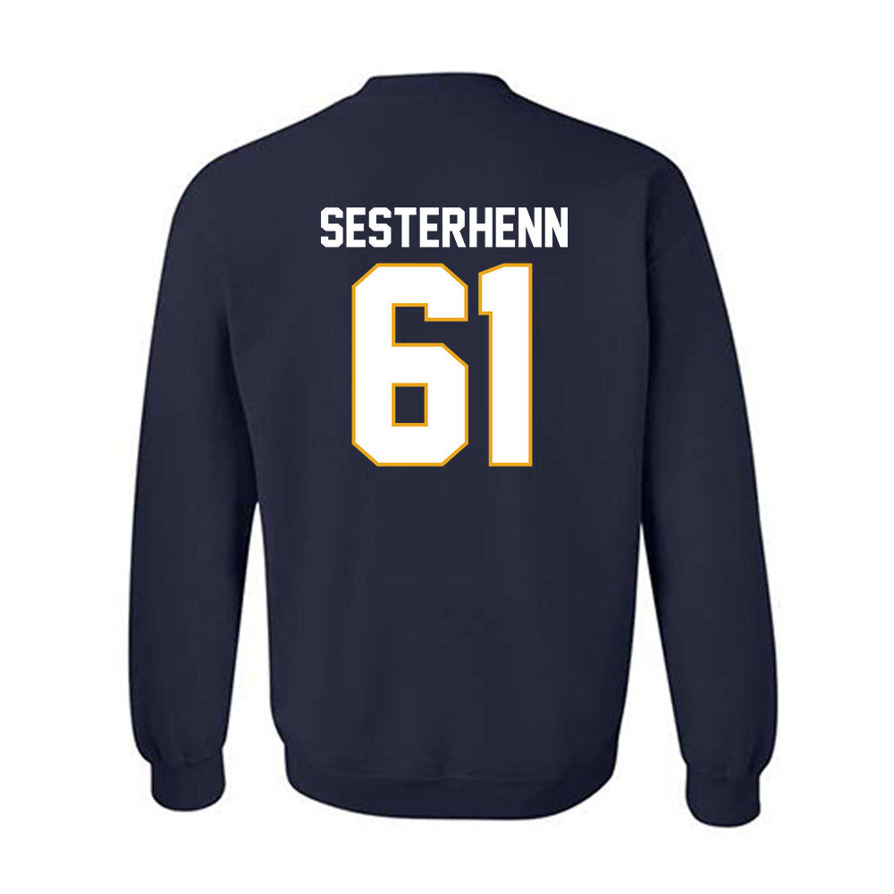 UTC - NCAA Football : Peter Sesterhenn - Navy Replica Shersey Sweatshirt