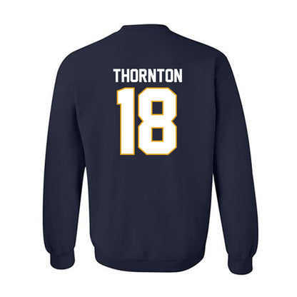 UTC - NCAA Football : Zaire Thornton - Navy Replica Sweatshirt