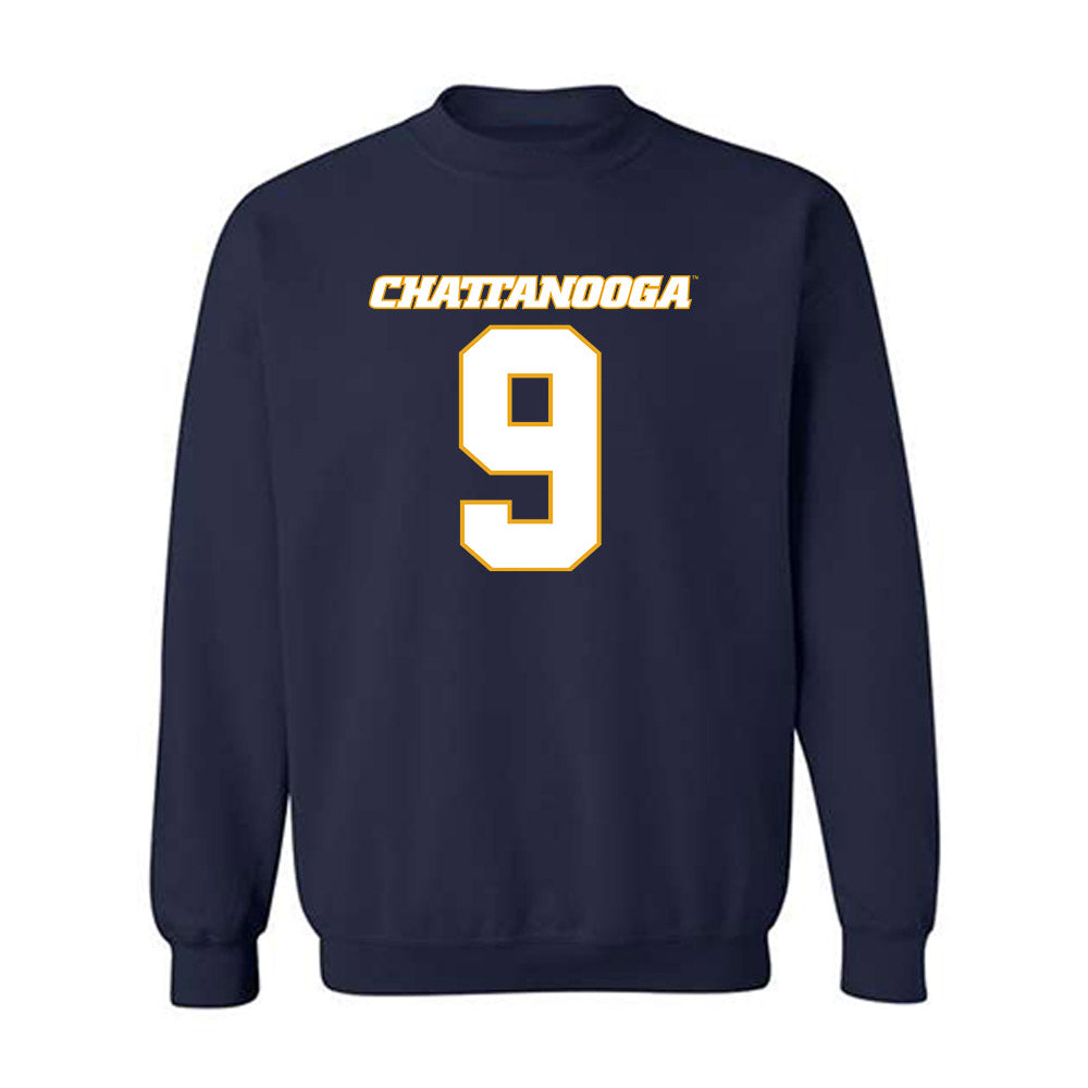 UTC - NCAA Football : Chase Artopoeus - Navy Replica Shersey Sweatshirt
