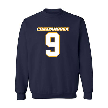 UTC - NCAA Football : Chase Artopoeus - Navy Replica Shersey Sweatshirt
