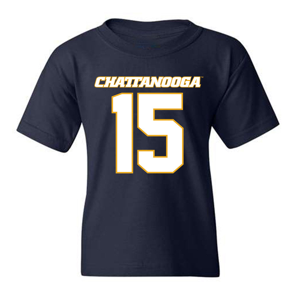 UTC - NCAA Football : Kam Brown - Navy Replica Youth T-Shirt