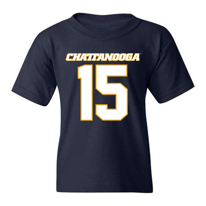 UTC - NCAA Football : Kam Brown - Navy Replica Youth T-Shirt
