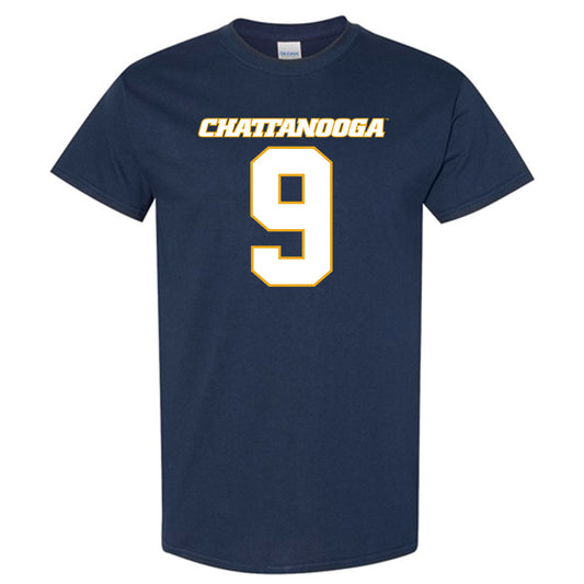 UTC - NCAA Football : Chase Artopoeus - Navy Replica Shersey Short Sleeve T-Shirt