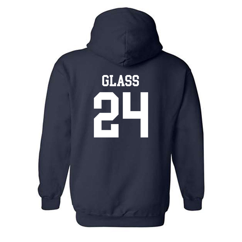 UTC - NCAA Softball : Shayna Glass - Navy Classic Shersey Hooded Sweatshirt