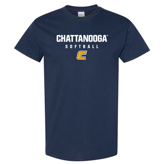UTC - NCAA Softball : Alyssa Lavdis - Navy Classic Short Sleeve T-Shirt