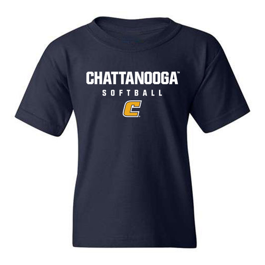 UTC - NCAA Softball : Alyssa Lavdis - Navy Classic Youth T-Shirt