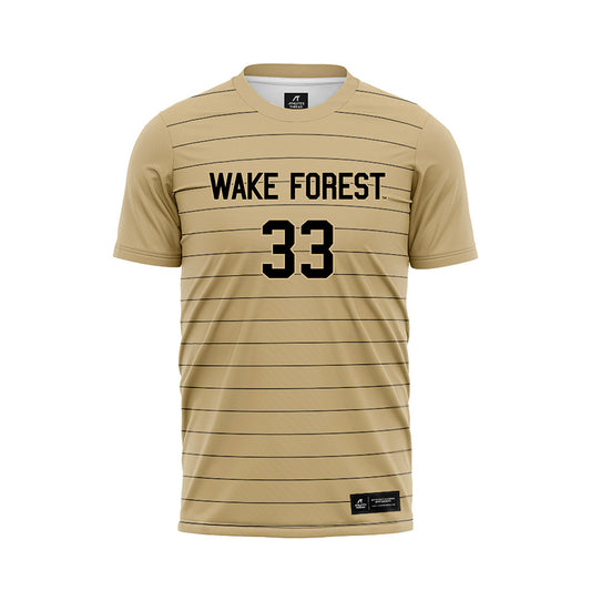 Wake Forest - NCAA Men's Soccer : Liam O'Gara - Gold Jersey