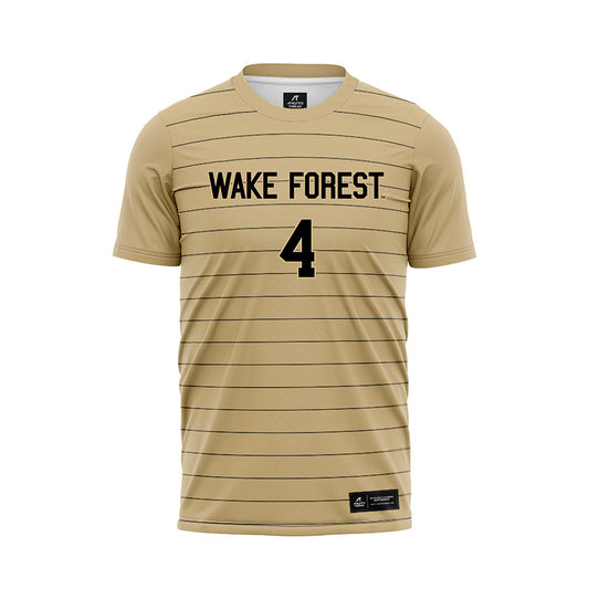 Wake Forest - NCAA Men's Soccer : Alec Kenison - Gold Jersey