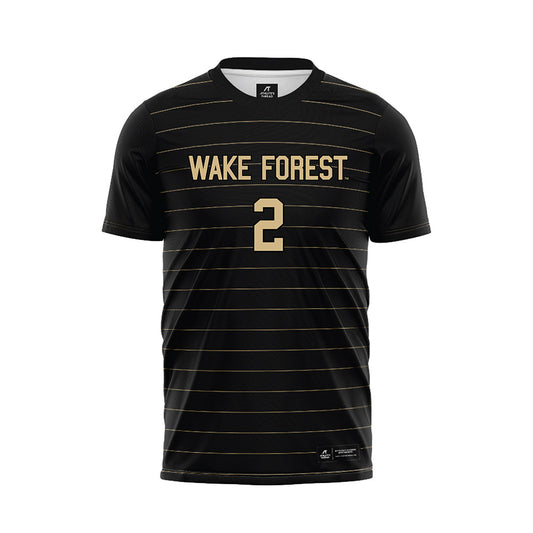 Wake Forest - NCAA Men's Soccer : Bo Cummins - Black Jersey