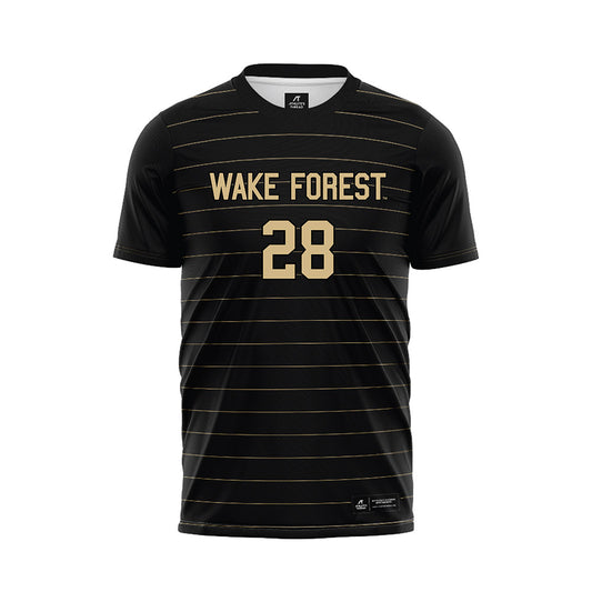 Wake Forest - NCAA Men's Soccer : Nicolas Mancilla - Black Jersey