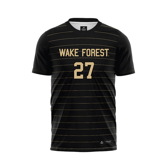 Wake Forest - NCAA Men's Soccer : Prince Amponsah - Black Jersey