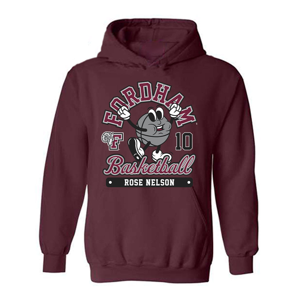 Fordham - NCAA Women's Basketball : Rose Nelson - Hooded Sweatshirt Fashion Shersey