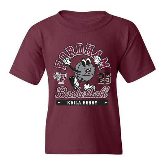 Fordham - NCAA Women's Basketball : Kaila Berry - Youth T-Shirt Fashion Shersey