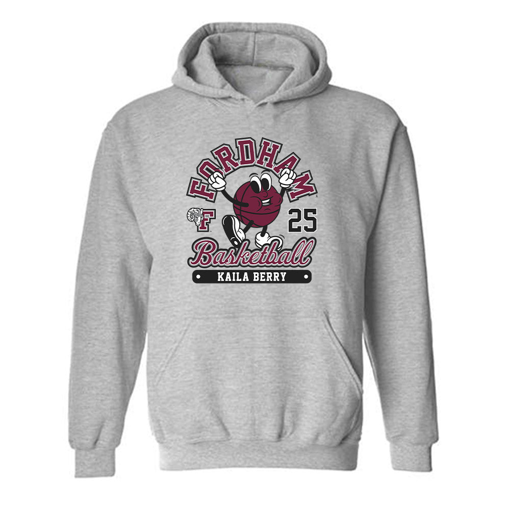 Fordham - NCAA Women's Basketball : Kaila Berry - Hooded Sweatshirt Fashion Shersey