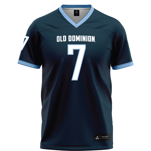 Old Dominion - NCAA Football : Shawn Asbury II - Navy Jersey