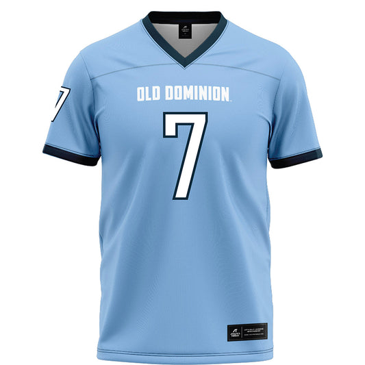 Old Dominion - NCAA Football : Shawn Asbury II - Light Blue Jersey