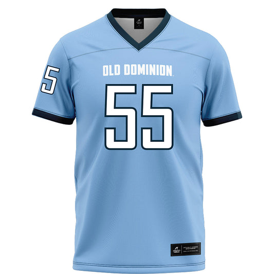 Old Dominion - NCAA Football : Maarten Woudsma - Light Blue Jersey