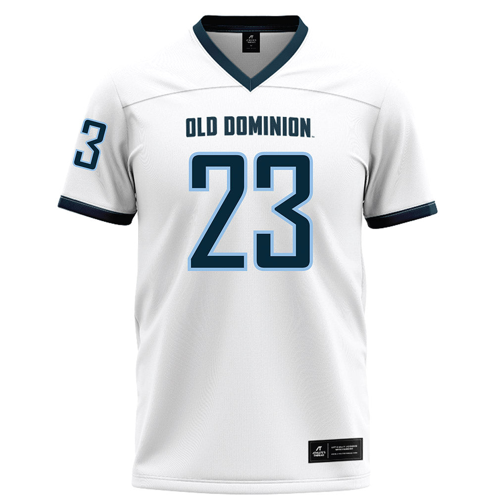 Old Dominion - NCAA Football : Je'Careon Lathan - White Jersey