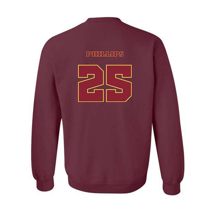 NSU - NCAA Baseball : Brennan Phillips - Crewneck Sweatshirt Replica Shersey