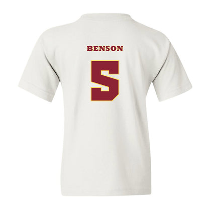 NSU - NCAA Baseball : Drew Benson - White Replica Youth T-Shirt