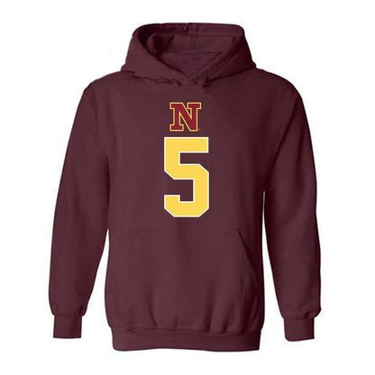 NSU - NCAA Women's Basketball : Decontee Smith - Maroon Replica Hooded Sweatshirt