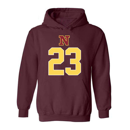 NSU - NCAA Women's Basketball : Alayna Benike - Maroon Replica Hooded Sweatshirt