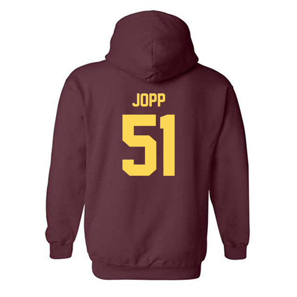 NSU - NCAA Football : Elijah Jopp - Replica Shersey Hooded Sweatshirt