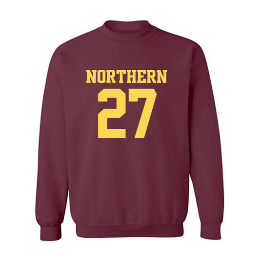 NSU - NCAA Football : Trevor Johnson - Maroon Replica Shersey Sweatshirt