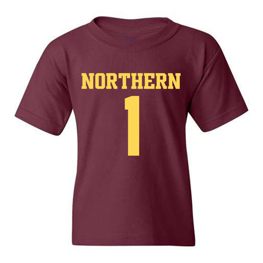 NSU - NCAA Football : Isaiah Cherrier -  Maroon Replica Shersey Youth T-Shirt