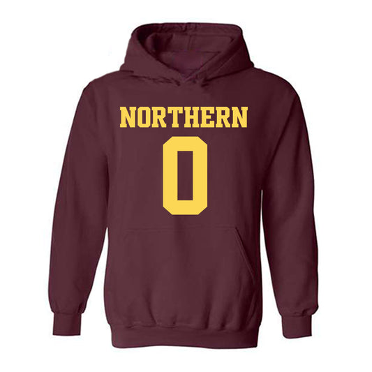 NSU - NCAA Football : Arshon Willis -  Maroon Replica Shersey Hooded Sweatshirt