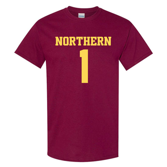 NSU - NCAA Football : Isaiah Cherrier -  Maroon Replica Shersey Short Sleeve T-Shirt