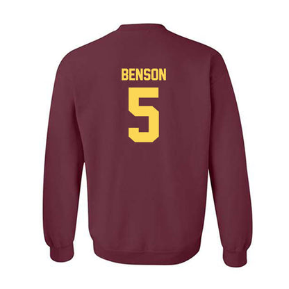 NSU - NCAA Baseball : Drew Benson - Maroon Classic Sweatshirt