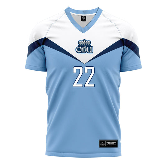 Old Dominion - NCAA Women's Soccer : Jenna Daveler - Light Blue Football Jersey