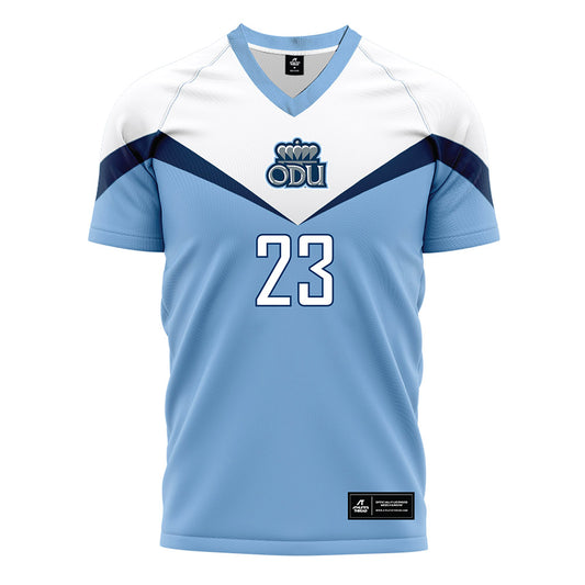 Old Dominion - NCAA Women's Soccer : Anessa Arndt - Light Blue Football Jersey